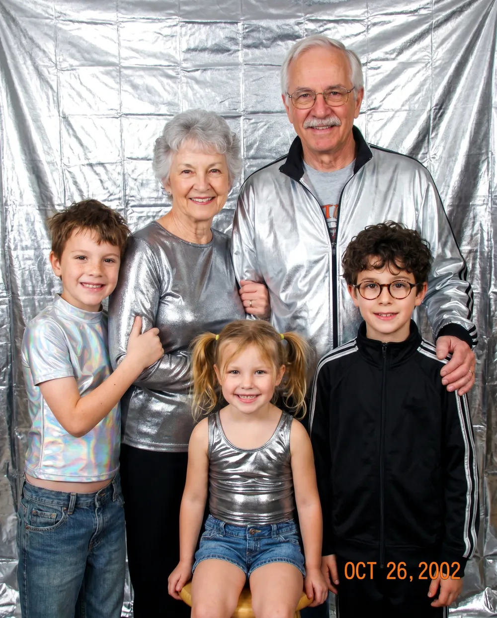 The same family restyled as 2000s · Y2K